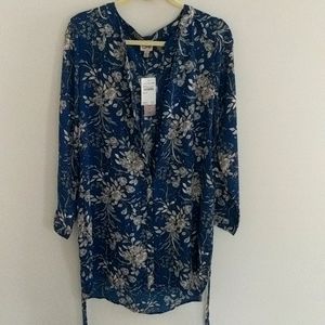 Button down dress with belt